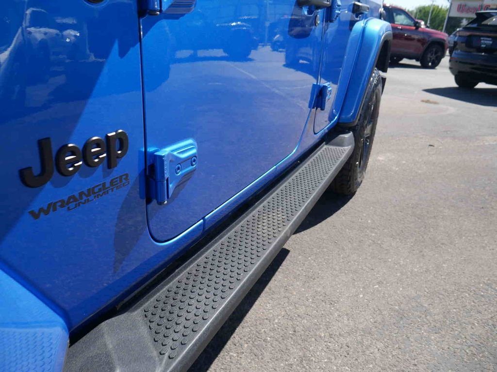 Used 2022 Blue Jeep Unlimited Sahara Altitude image 13