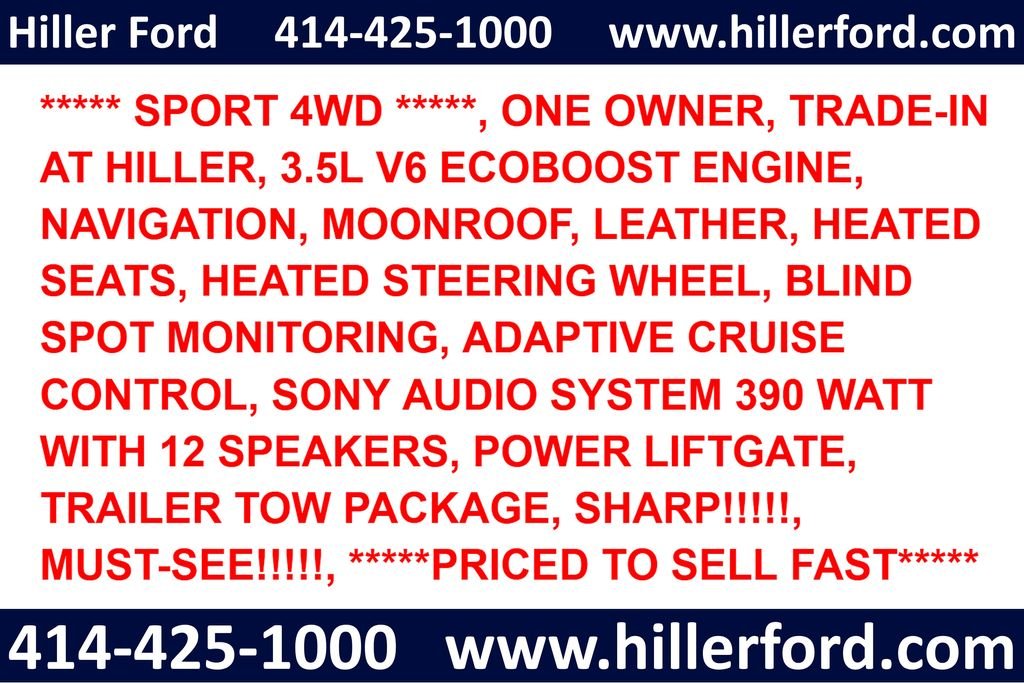 Used 2015 Ford Explorer Sport with VIN 1FM5K8GT2FGB37838 for sale in Franklin, WI