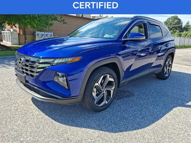 Certified Used 2024 Blue Hyundai Limited image 3