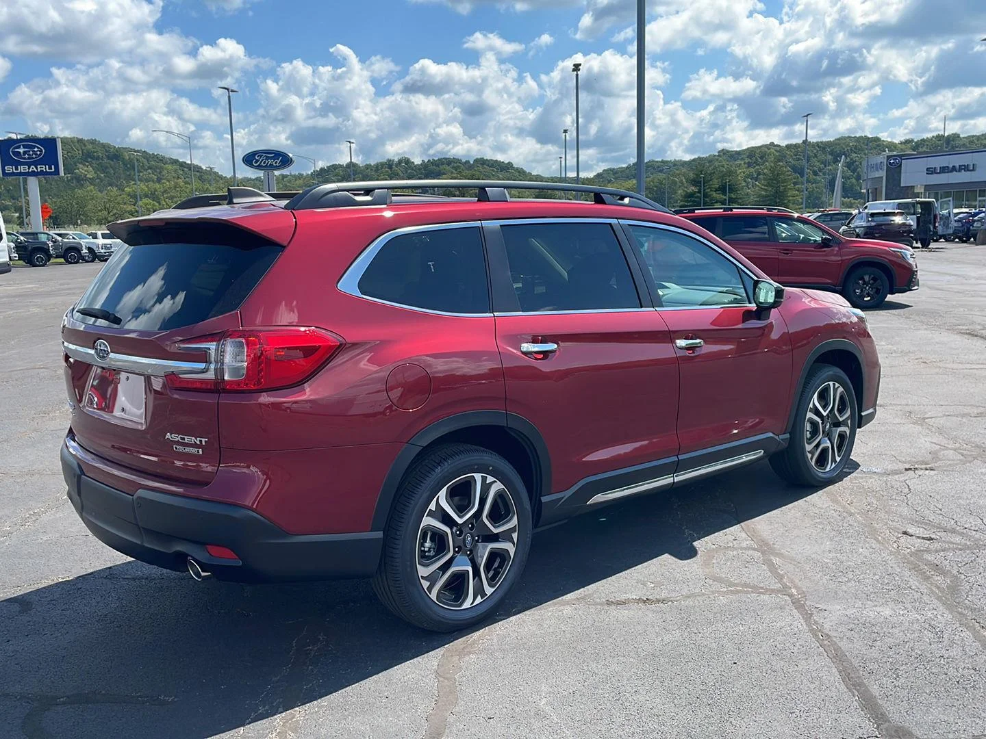 New 2026 Crimson Red Pearl Subaru Touring image 5