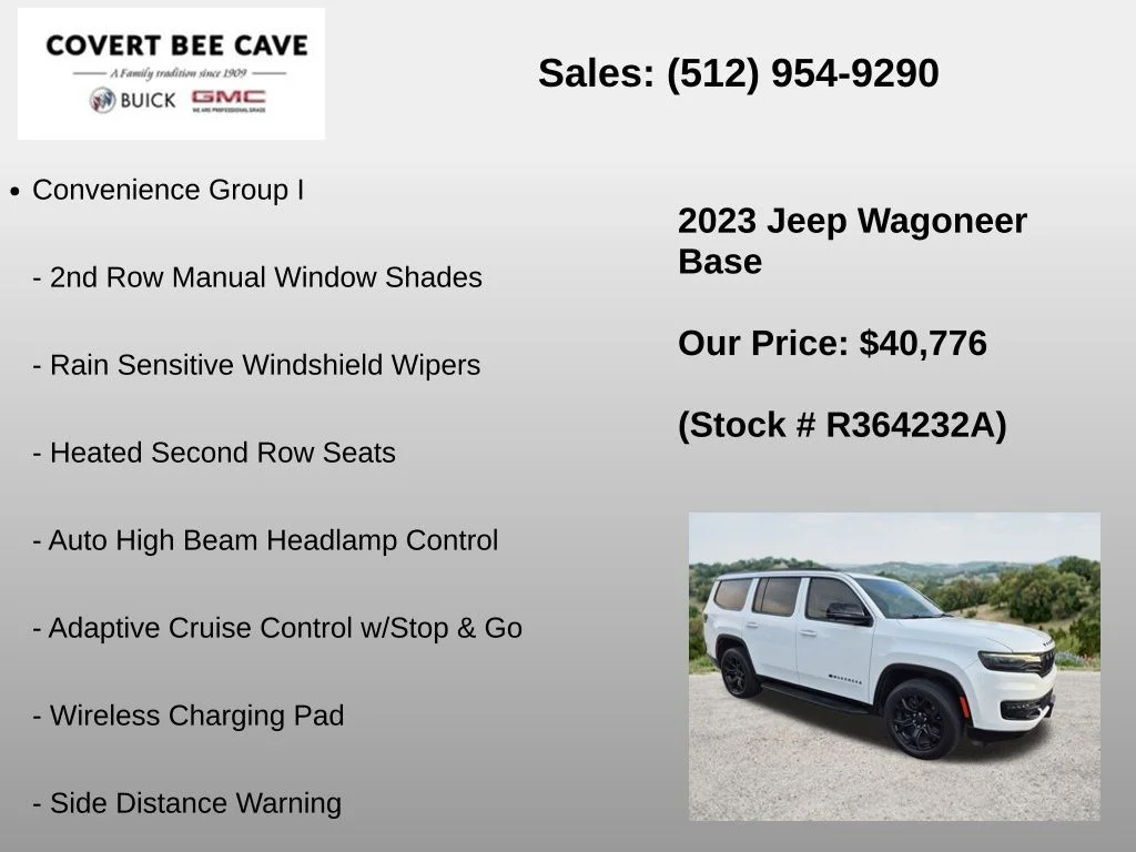 Used 2023 White Jeep Base image 6