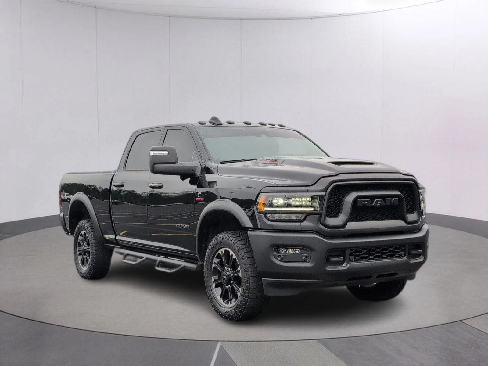 Used 2024 Diamond Black Crystal Pearlcoat Ram Rebel image 8