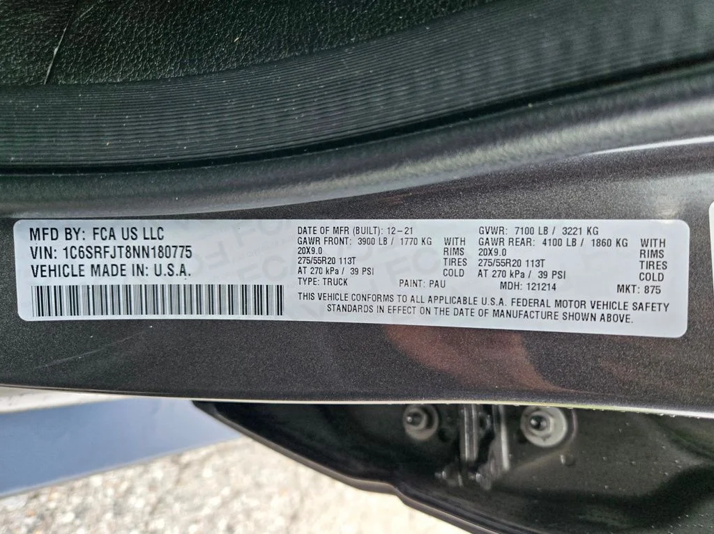Certified Used 2022 Gray Ram Laramie image 35
