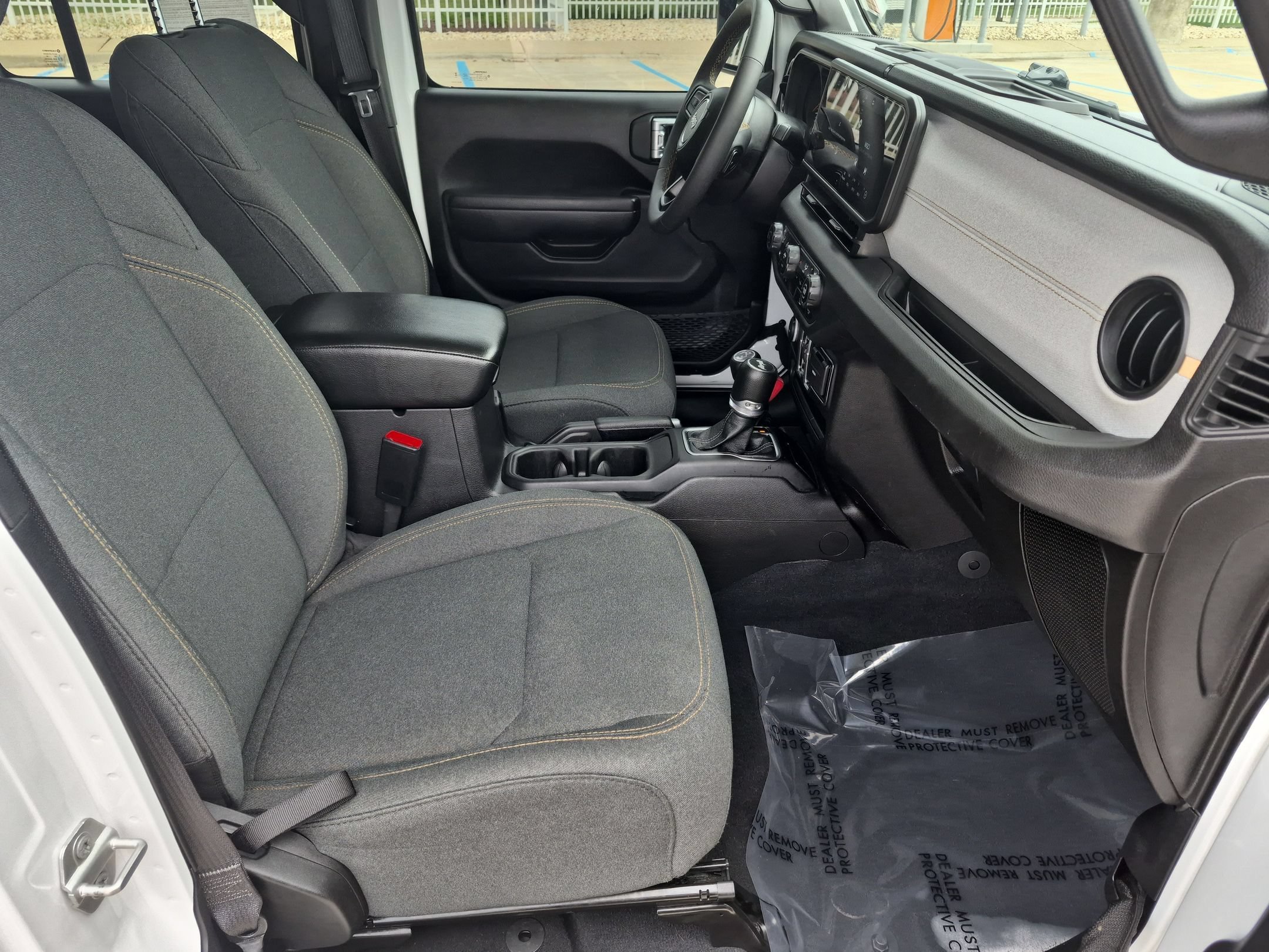 Used 2024 Bright White Clearcoat Jeep Sport S 4WD image 28
