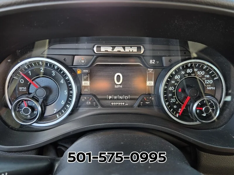 Used 2022 Billet Silver Metallic RAM LONE STAR 4X2 QUAD CAB 6