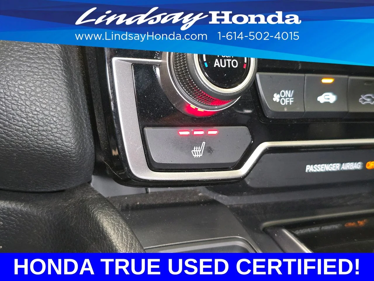 Certified Used 2020 Aegean Blue Metallic Honda EX-L image 19