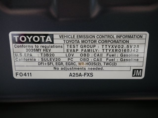 New 2026 Dark Cosmos Toyota SE image 29
