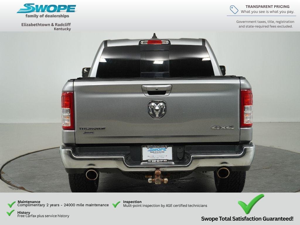 Used 2021 Billet Silver Metallic Clearcoat Ram Big Horn image 4