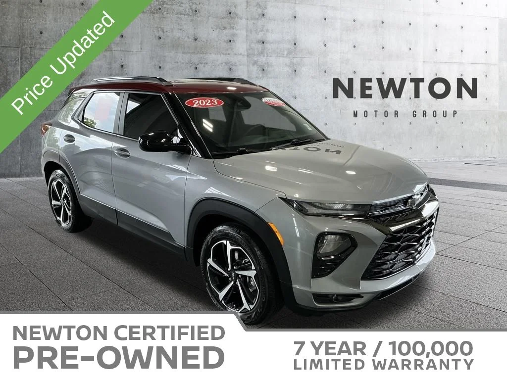 Certified Used 2023 Sterling Gray Metallic Chevrolet RS image 1