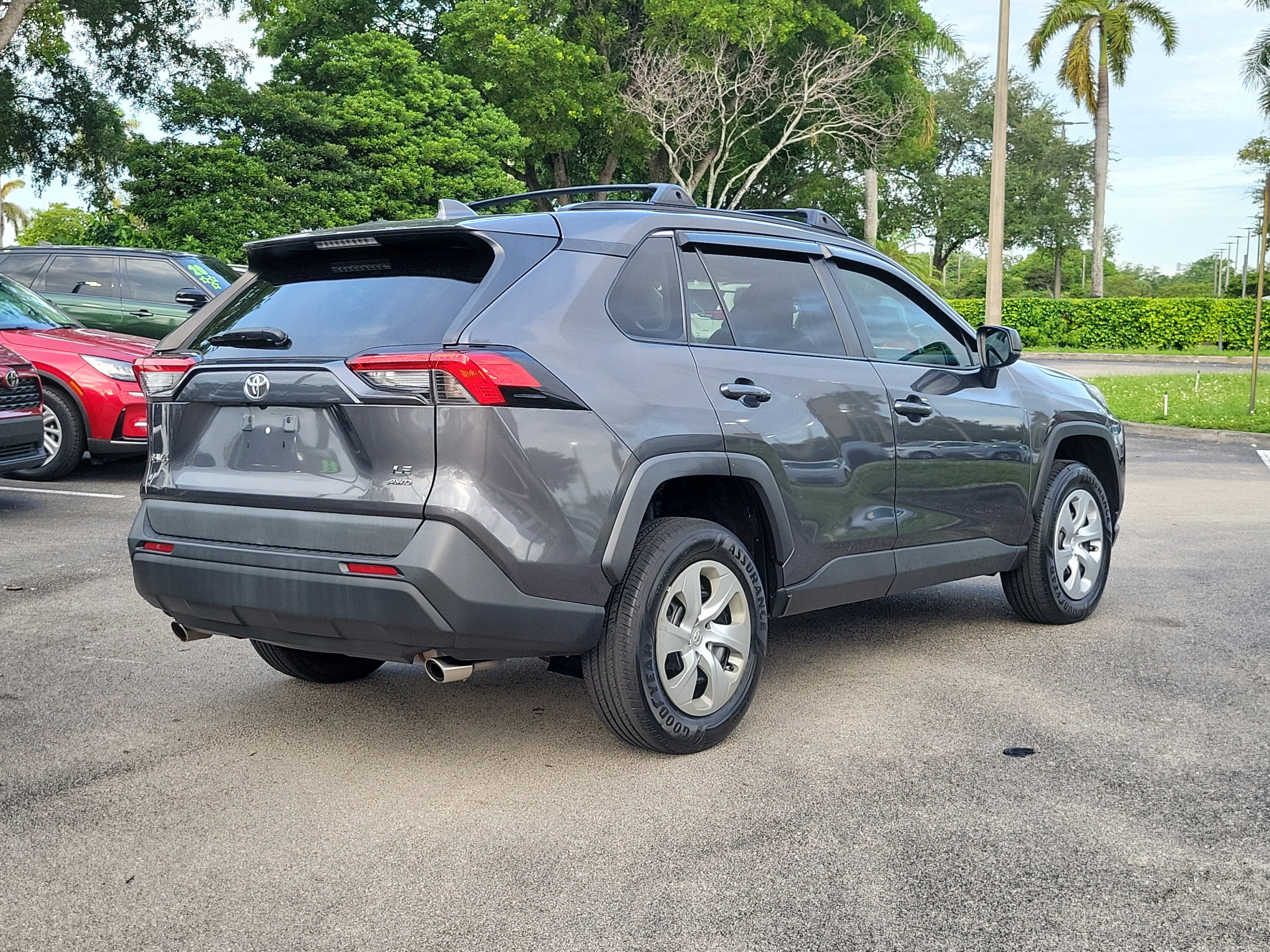 Used 2021 Magnetic Gray Metallic Toyota LE image 4