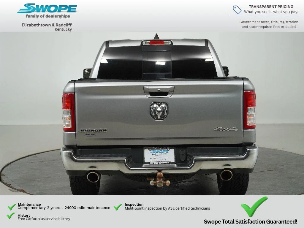 Certified Used 2021 Billet Silver Metallic Clearcoat Ram Big Horn image 4