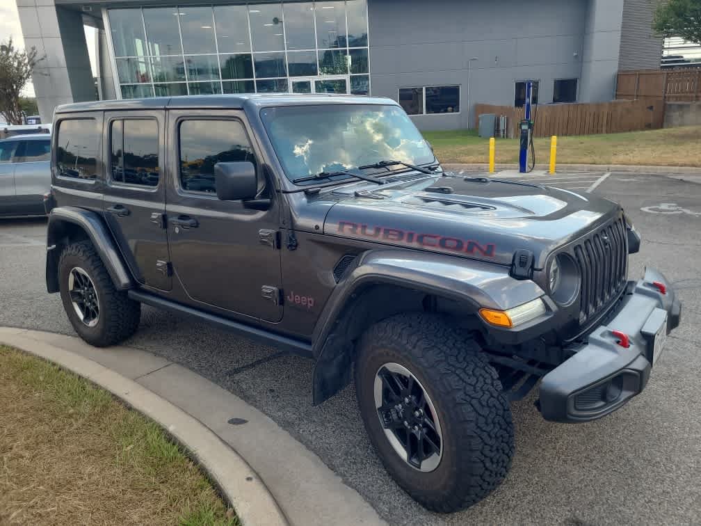 Used 2021 Granite Crystal Metallic Clearcoat Jeep Unlimited Rubicon image 5