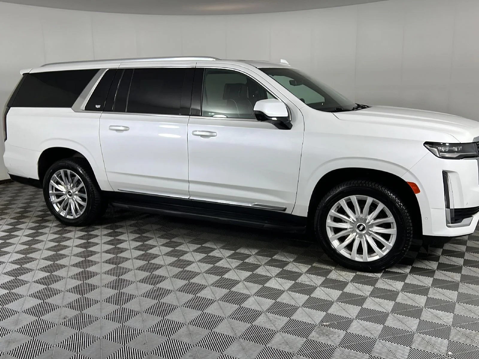 Used 2023 Crystal White Tricoat Cadillac 4WD Premium Luxury image 2