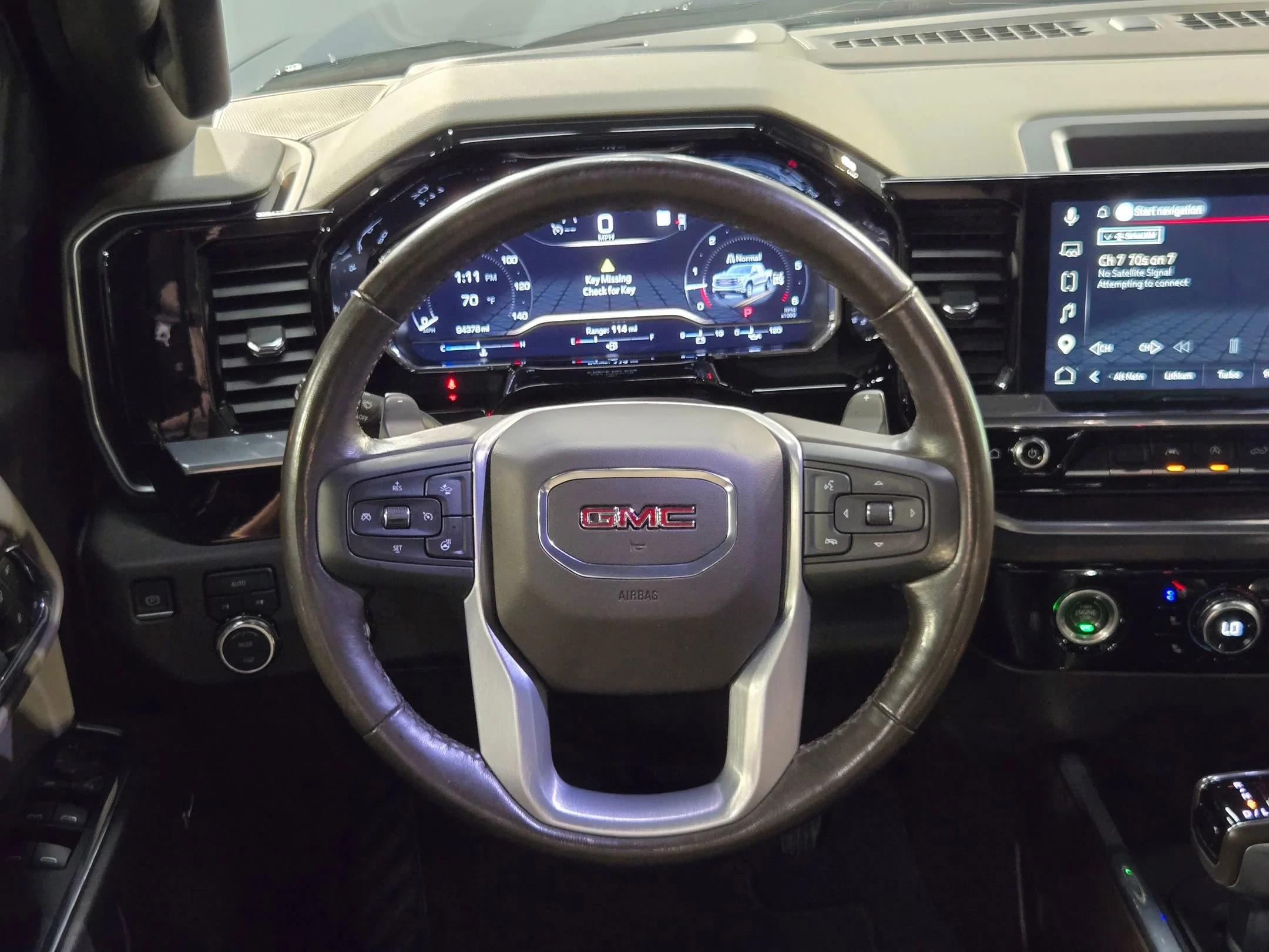 Used 2022 Pacific Blue Metallic GMC SLT image 26