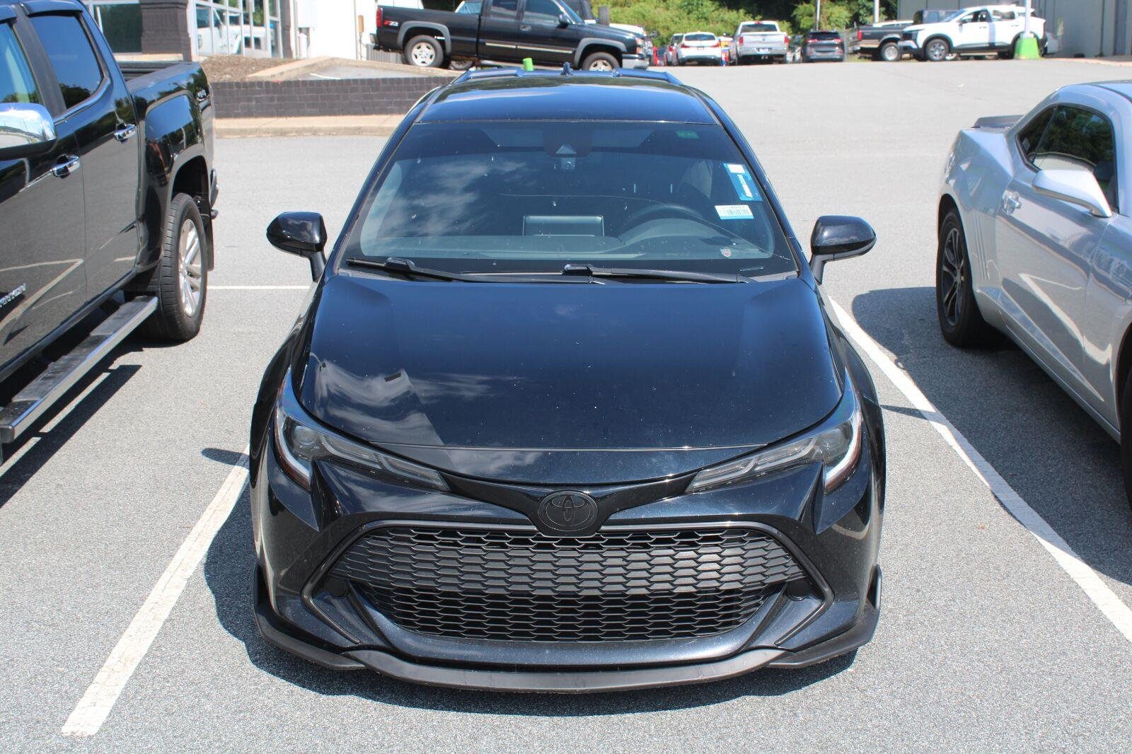 Used 2020 Midnight Black Metallic Toyota SE Nightshade Edition image 2