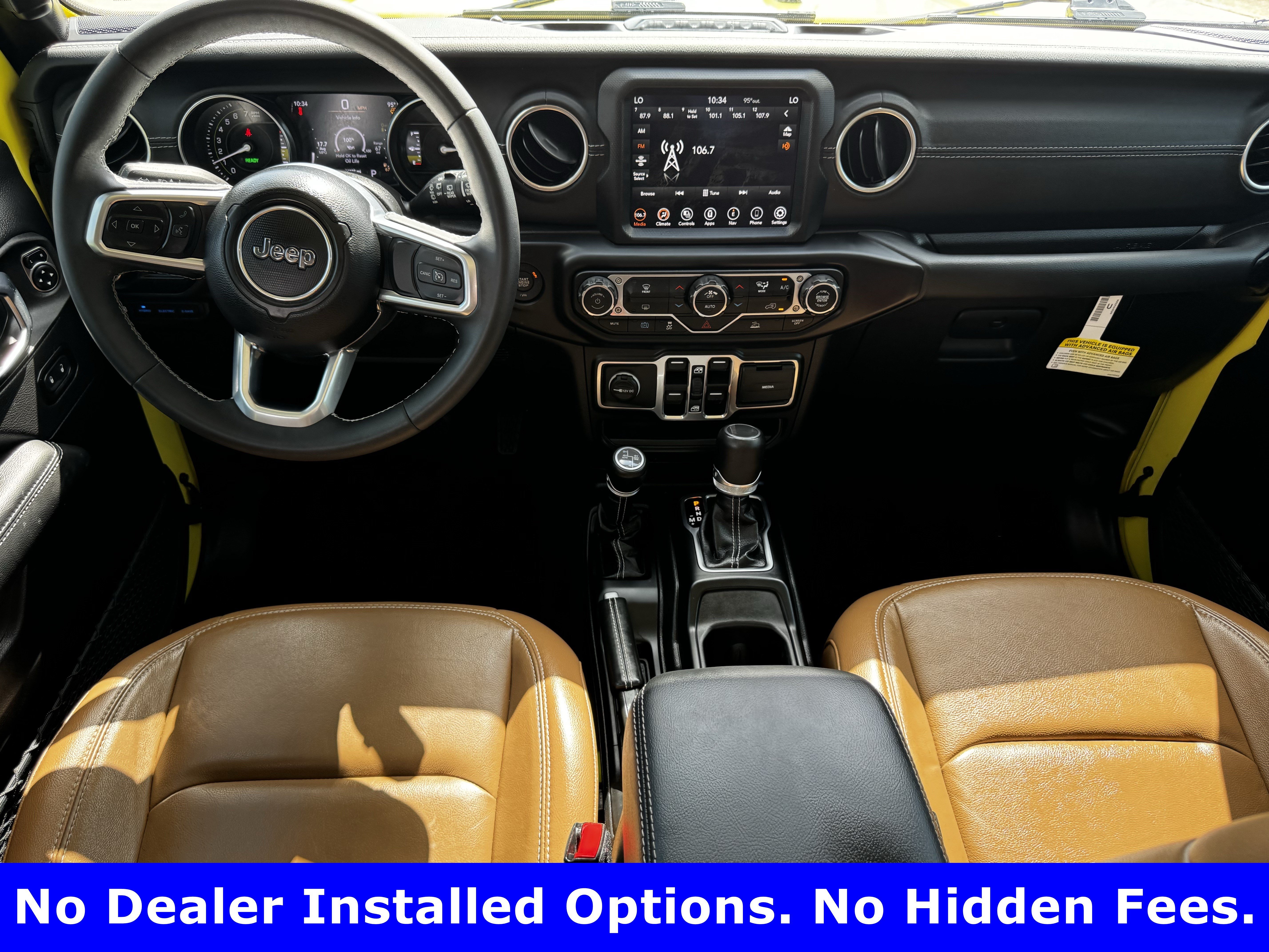 Used 2023 High Velocity Clearcoat Jeep Sahara image 12