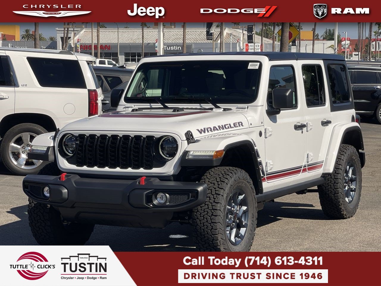 New 2026 Bright White Clearcoat Jeep  image 3