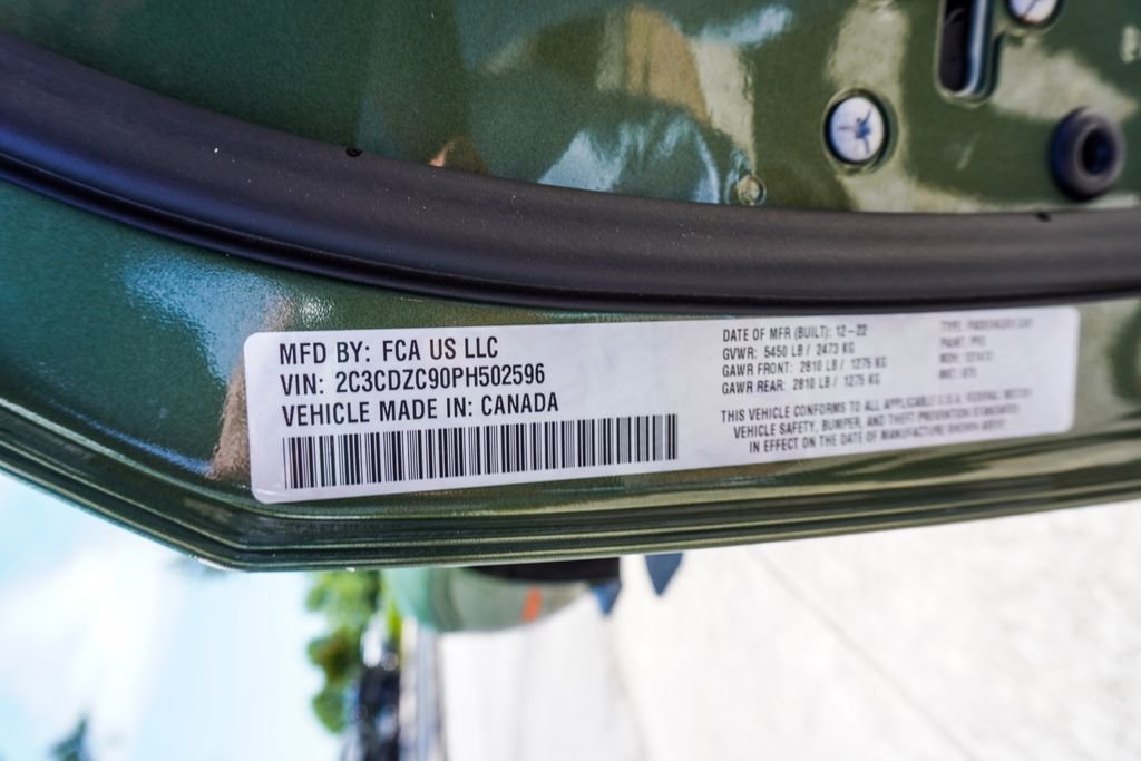 Used 2023 Green Dodge SRT Hellcat Jailbreak image 40
