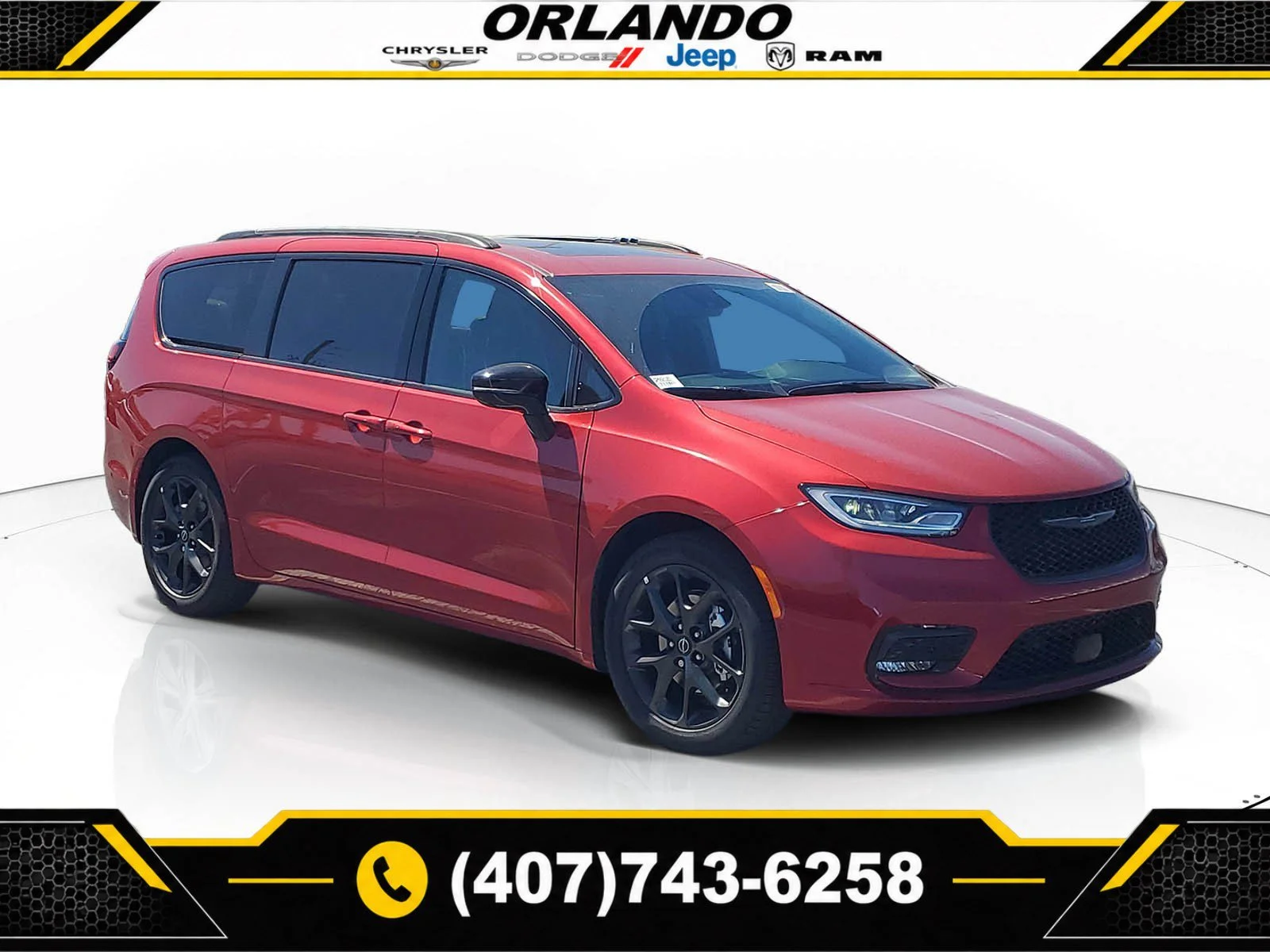 New 2025 Red Hot Pearlcoat Chrysler Limited image 1