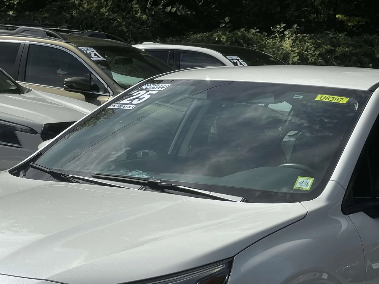 Used 2025 Crystal White Pearl Subaru Premium image 9