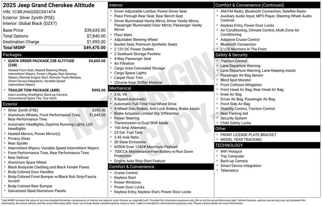 Used 2025 Silver Jeep Altitude image 6