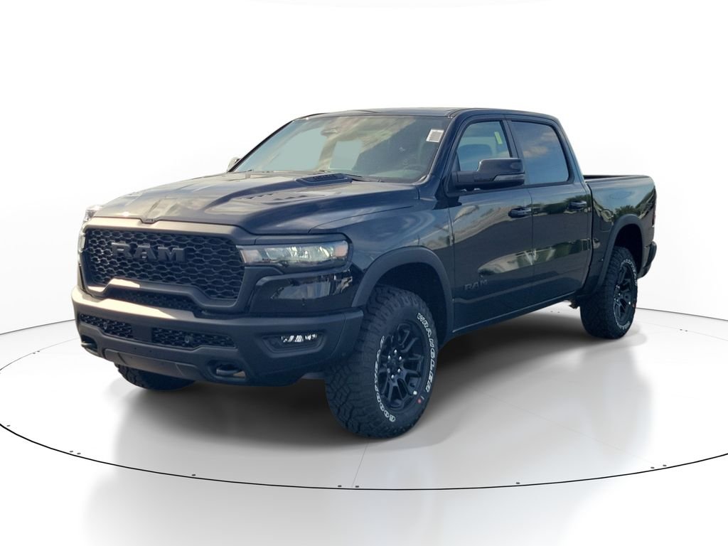 New 2026 Diamond Black Crystal Pearl-Coat Exterior Paint RAM Rebel image 2