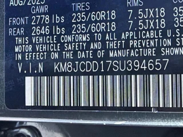 Used 2025 Gray Hyundai SEL Convenience image 33