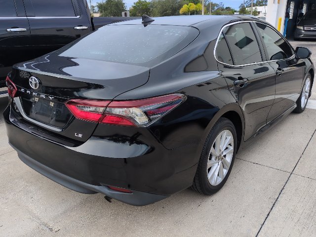 Used 2023 Midnight Black Metallic Toyota LE image 2