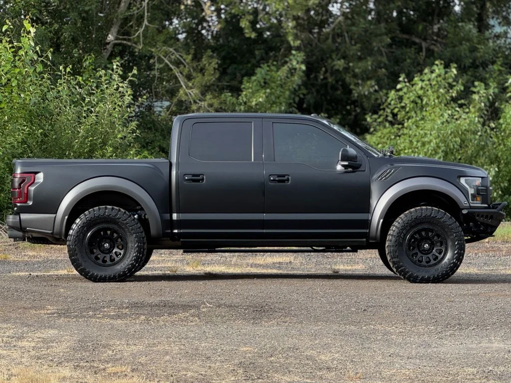 Used 2017 Shadow Black Ford Raptor image 8