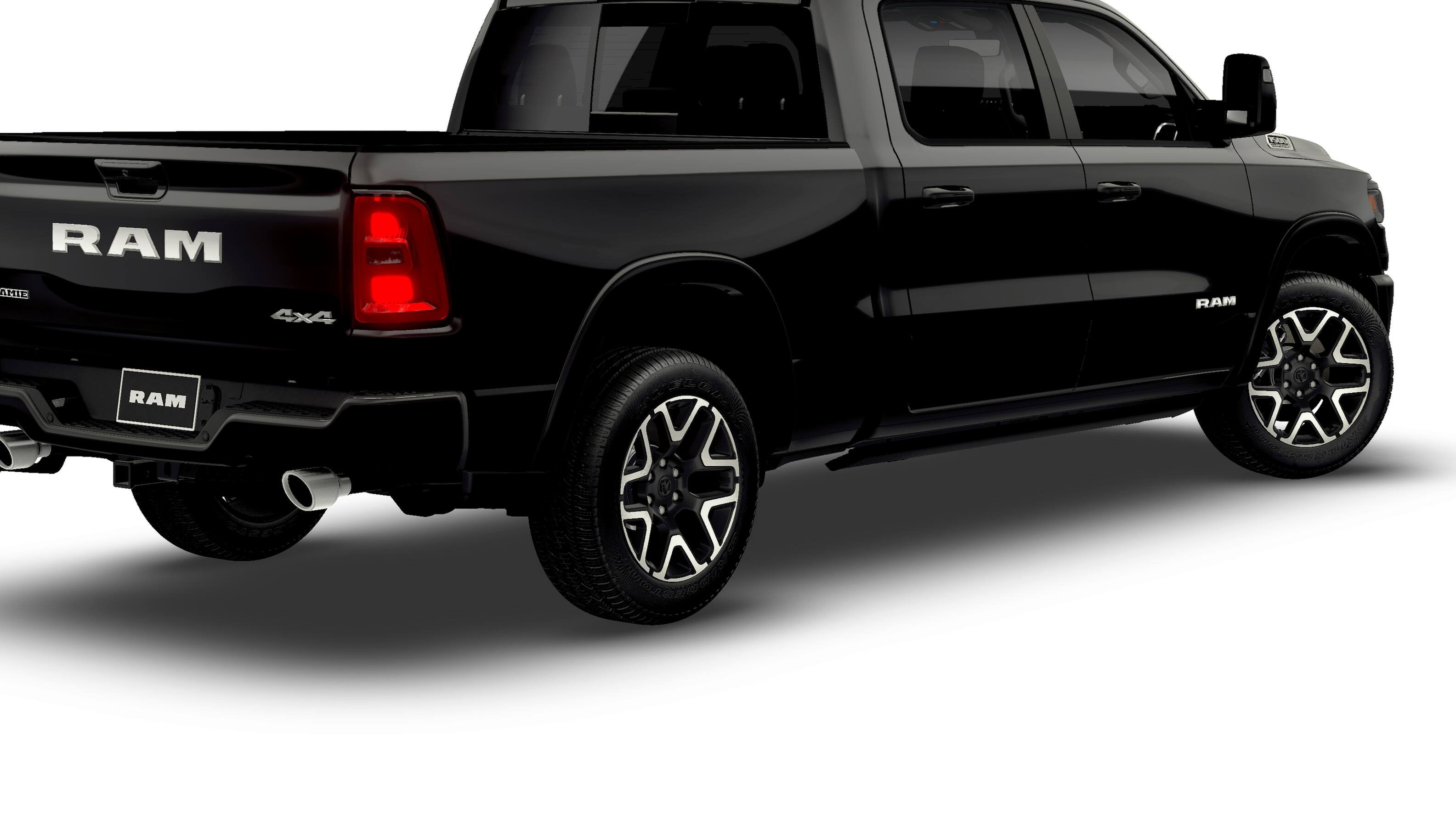 New 2026 Diamond Black Crystal Pearl-Coat Exterior Paint RAM LARAMIE image 28