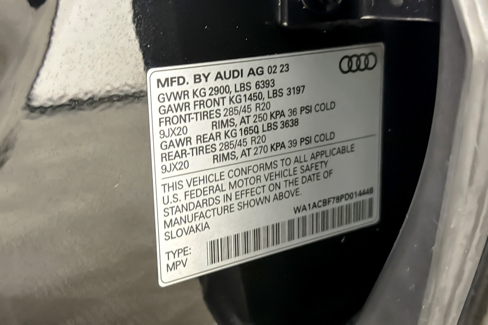 Used 2023 Mythos Black Metallic Audi Premium 45 TFSI quattro image 28
