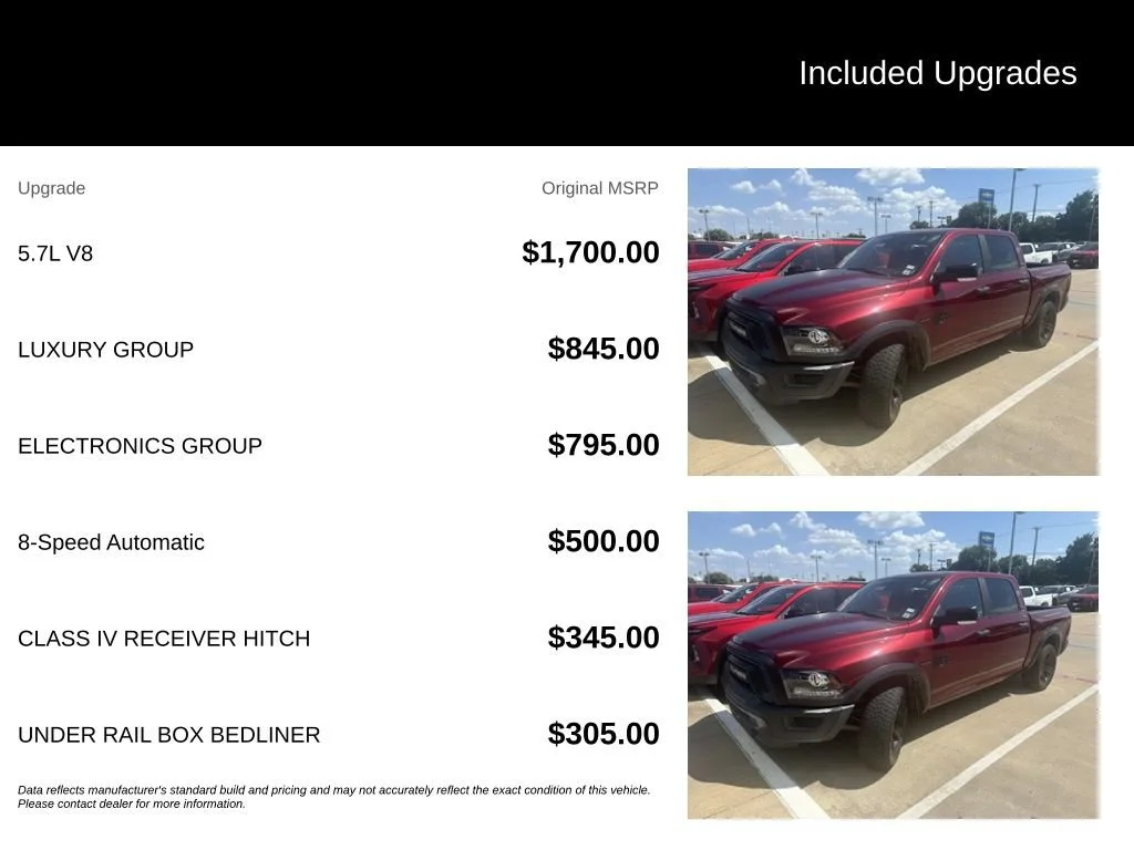 Used 2021 Red Metallic Ram Warlock image 5