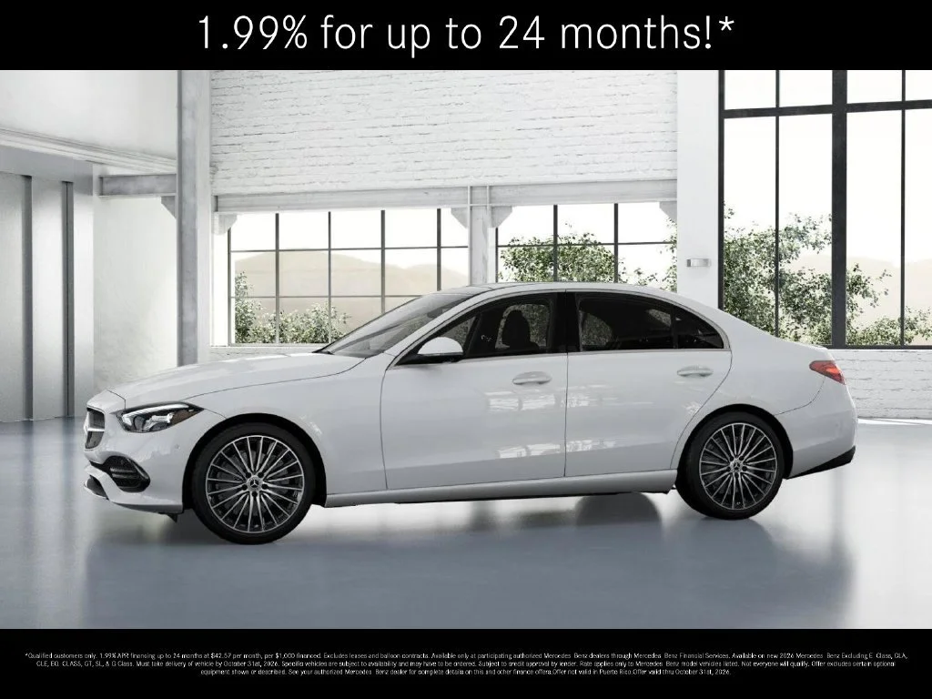 New 2026 Polar White Mercedes-Benz C 300 image 78