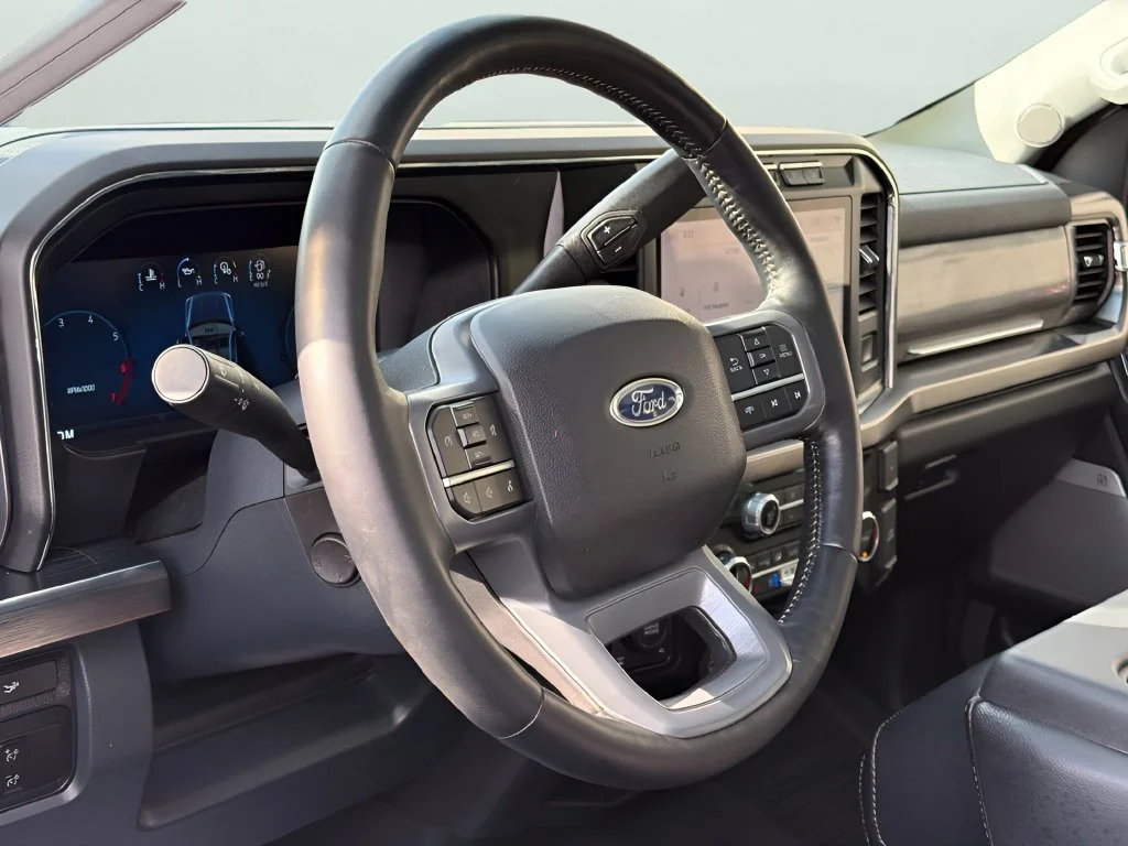 Used 2024 Star White Metallic Tri-Coat Ford Lariat image 15