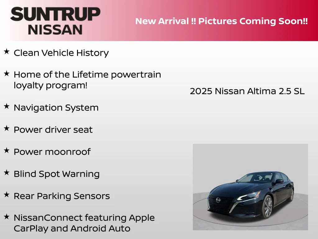 Certified Used 2025 Black Nissan 2.5 SL image 6