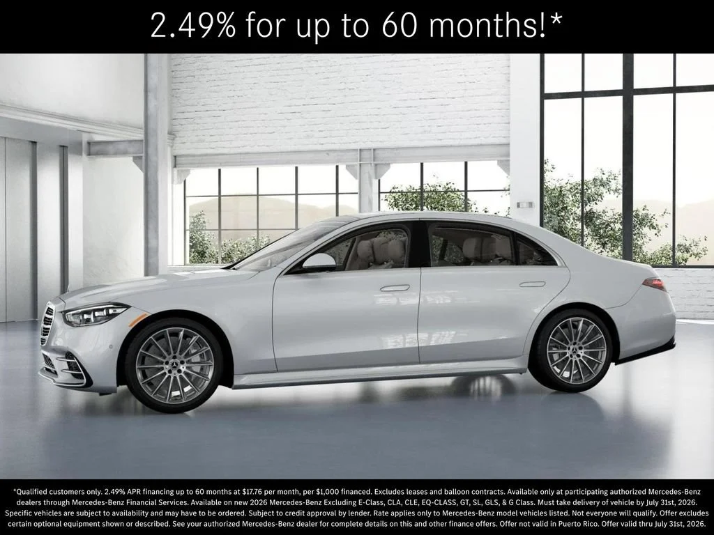 New 2026 MANUFAKTUR Moonlight White Metallic Mercedes-Benz S 500 image 78