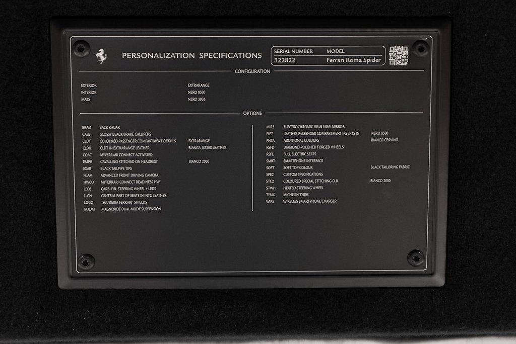 Certified Used 2025 Bianco Cervino Ferrari Spider image 19