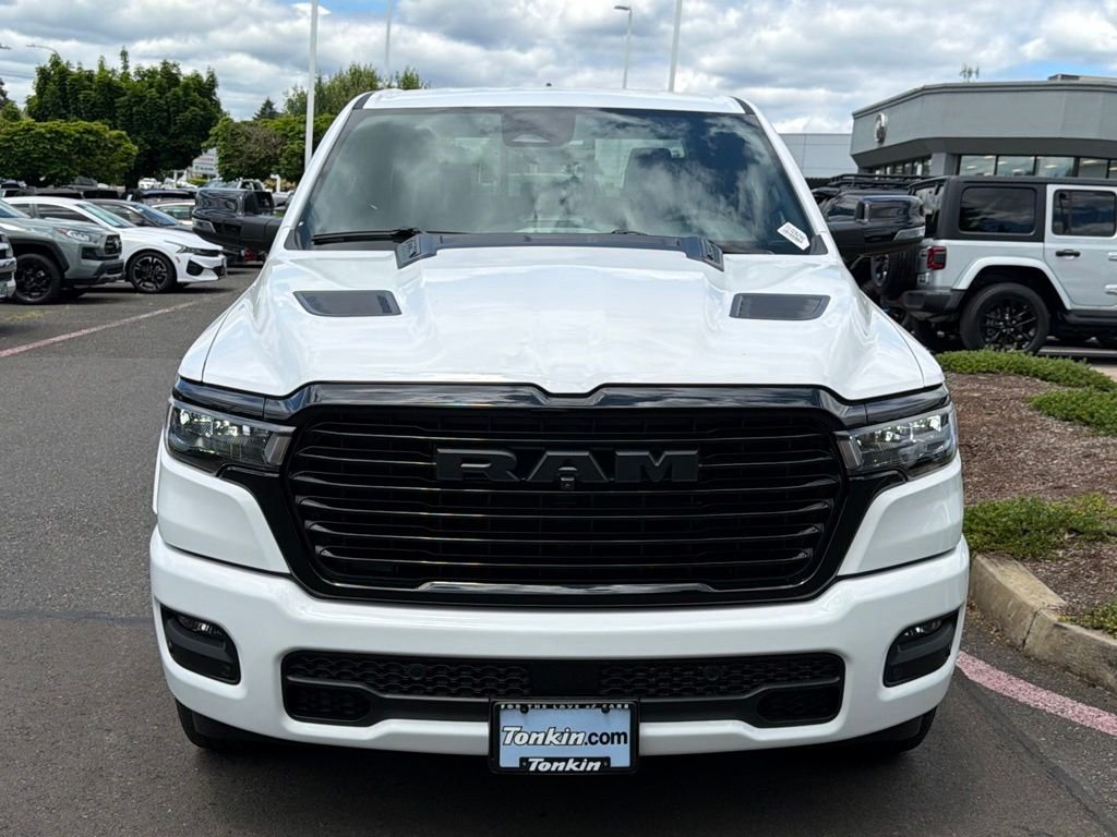 New 2026 Bright White Clear-Coat Exterior Paint RAM Laramie image 3