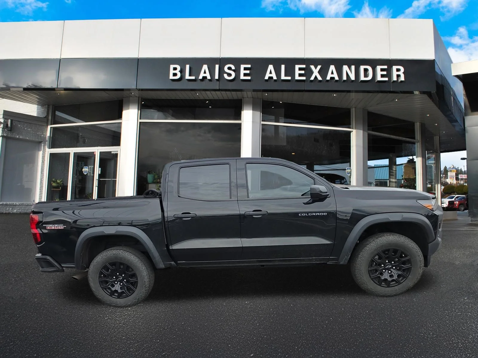 Used 2023 Black Chevrolet 4WD Trail Boss image 2