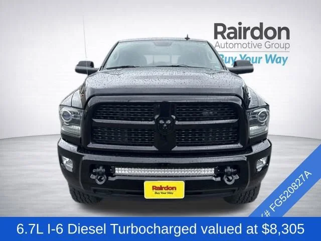 Used 2015 Black Clearcoat Ram Laramie image 2