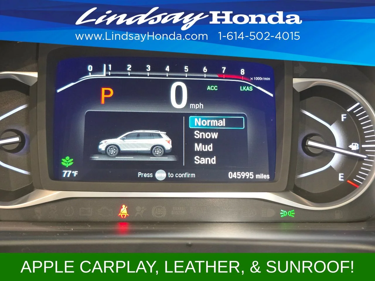 Used 2023 Sonic Gray Pearl Honda EX-L image 14
