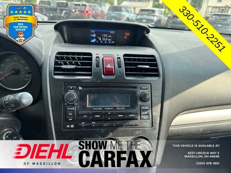 Used 2015 Silver Subaru 2.5i image 14