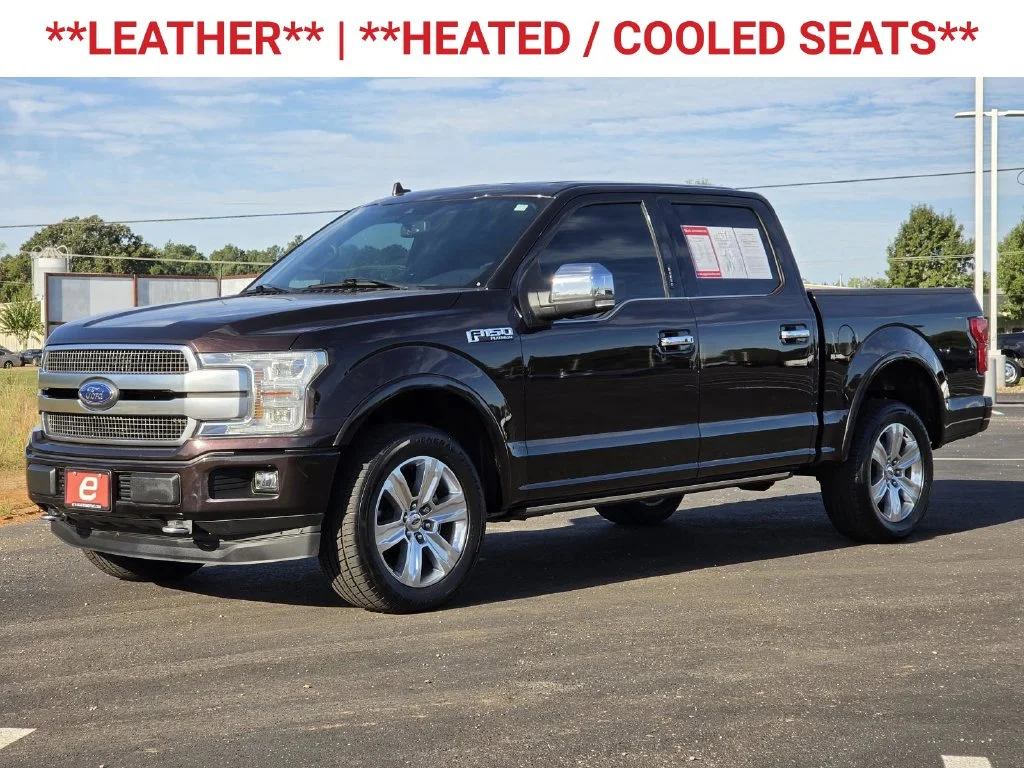 Used 2020 Magma Red Metallic Ford Platinum image 3