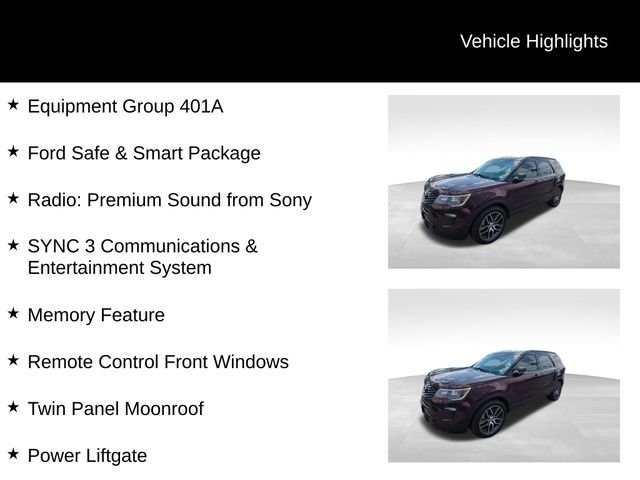 Used 2018 Red Ford Sport image 8