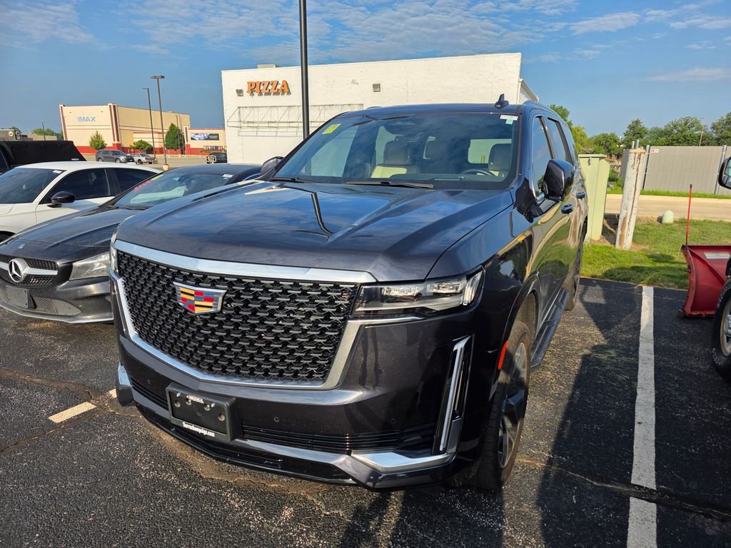 Used 2024 Galactic Gray Metallic Cadillac Premium Luxury image 2