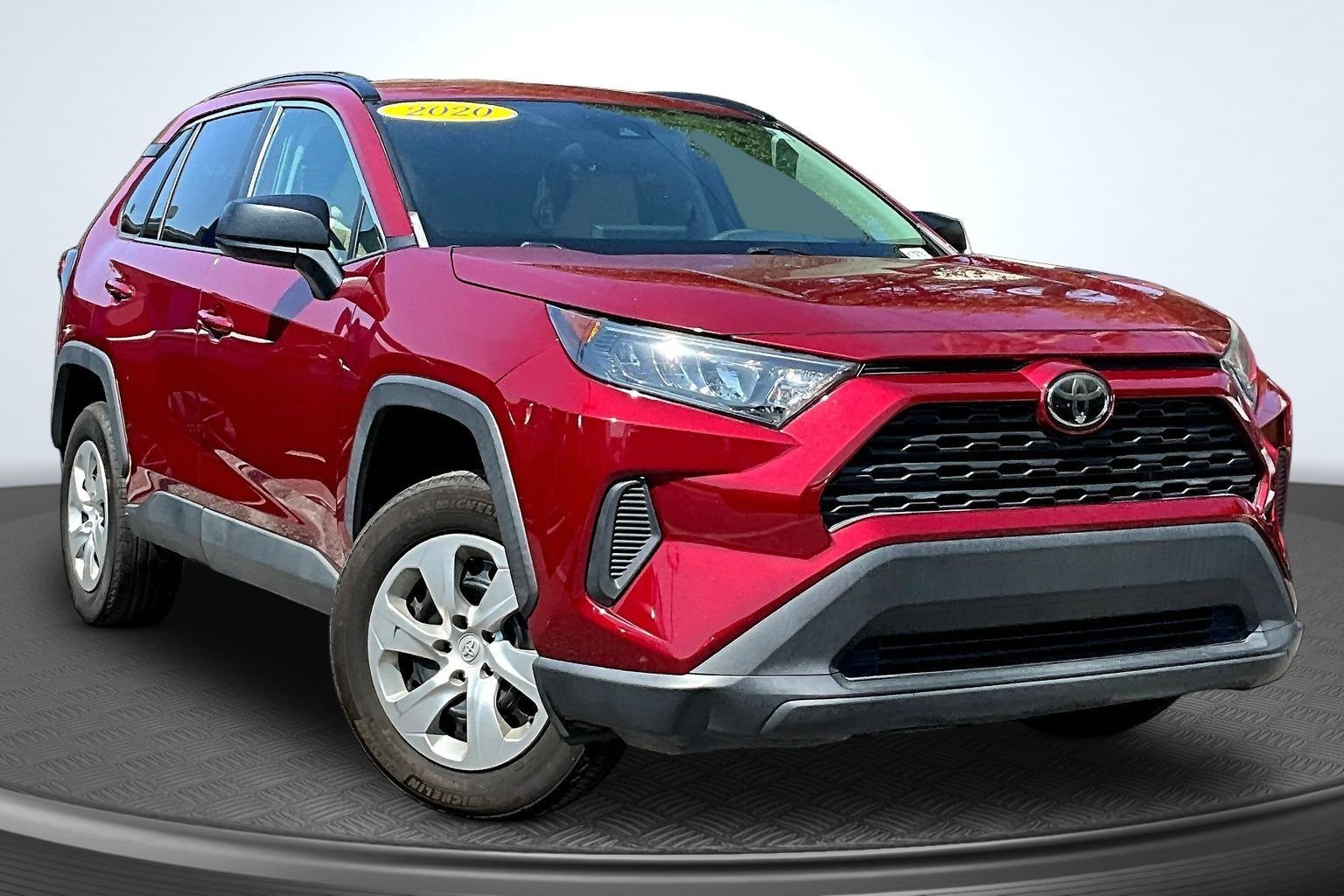 Used 2020 Red Toyota LE image 2
