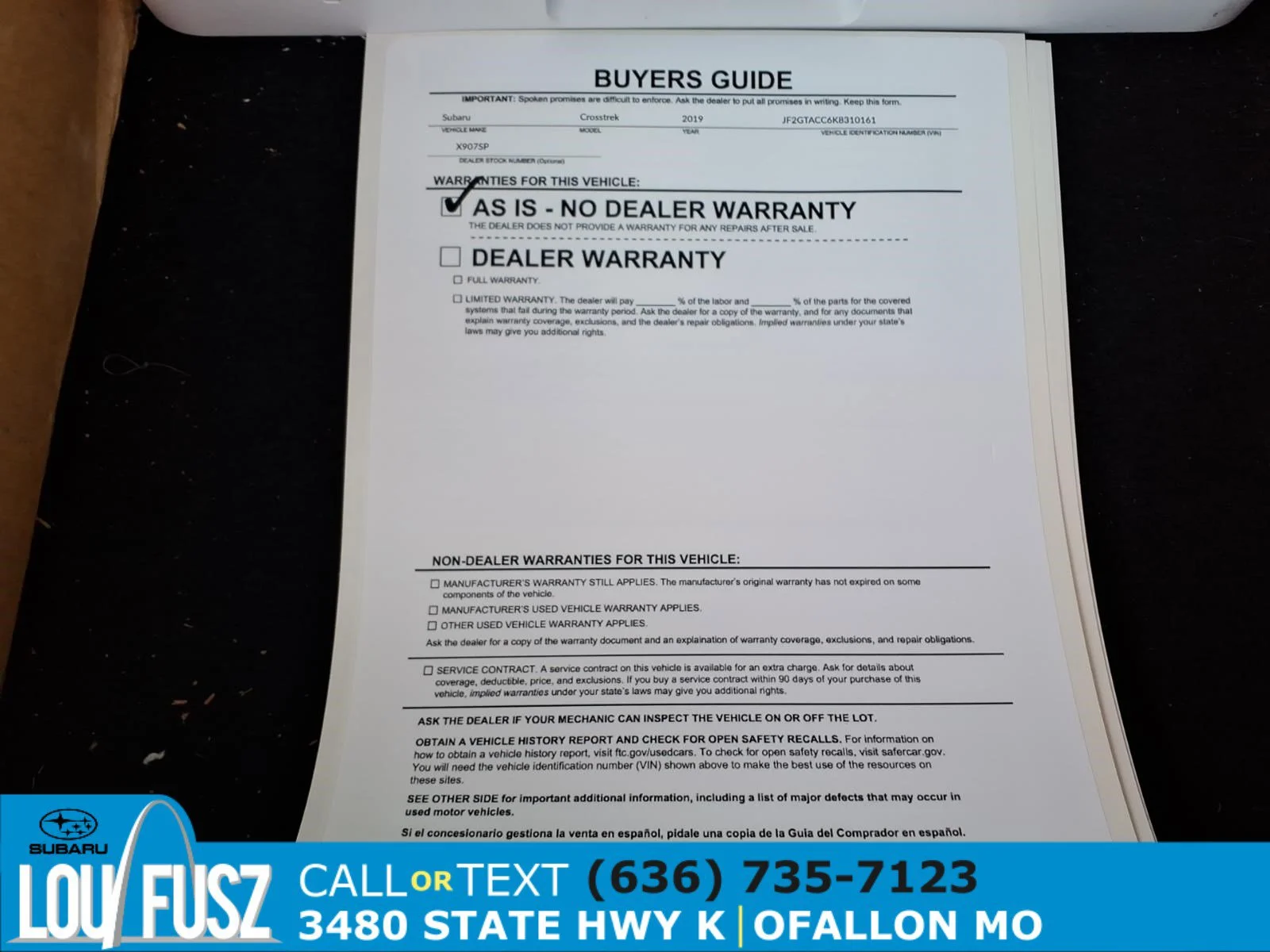 Used 2019 Dark Gray Metallic Subaru Premium image 33