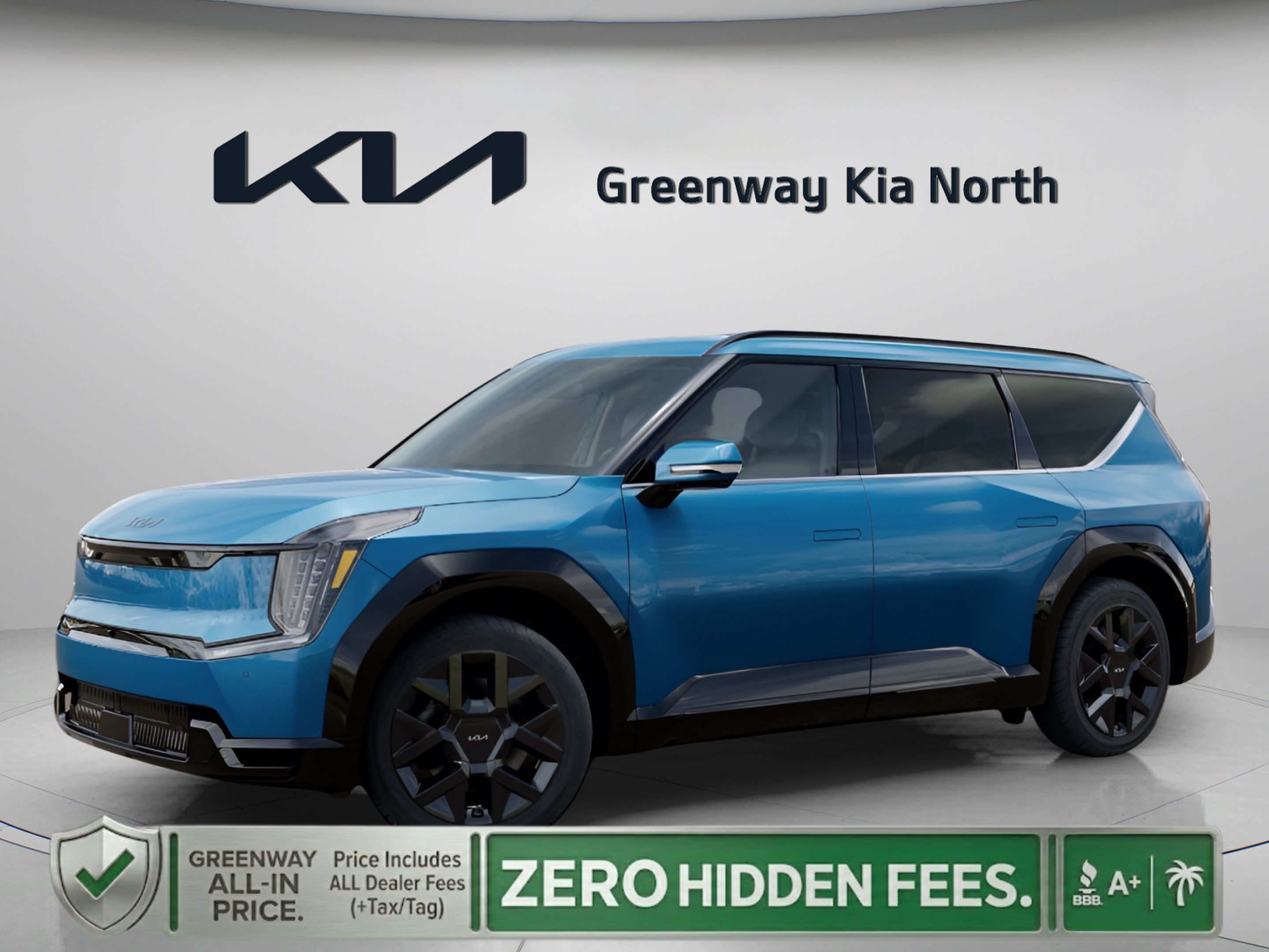 New 2026 Ocean Blue Kia Land AWD image 3