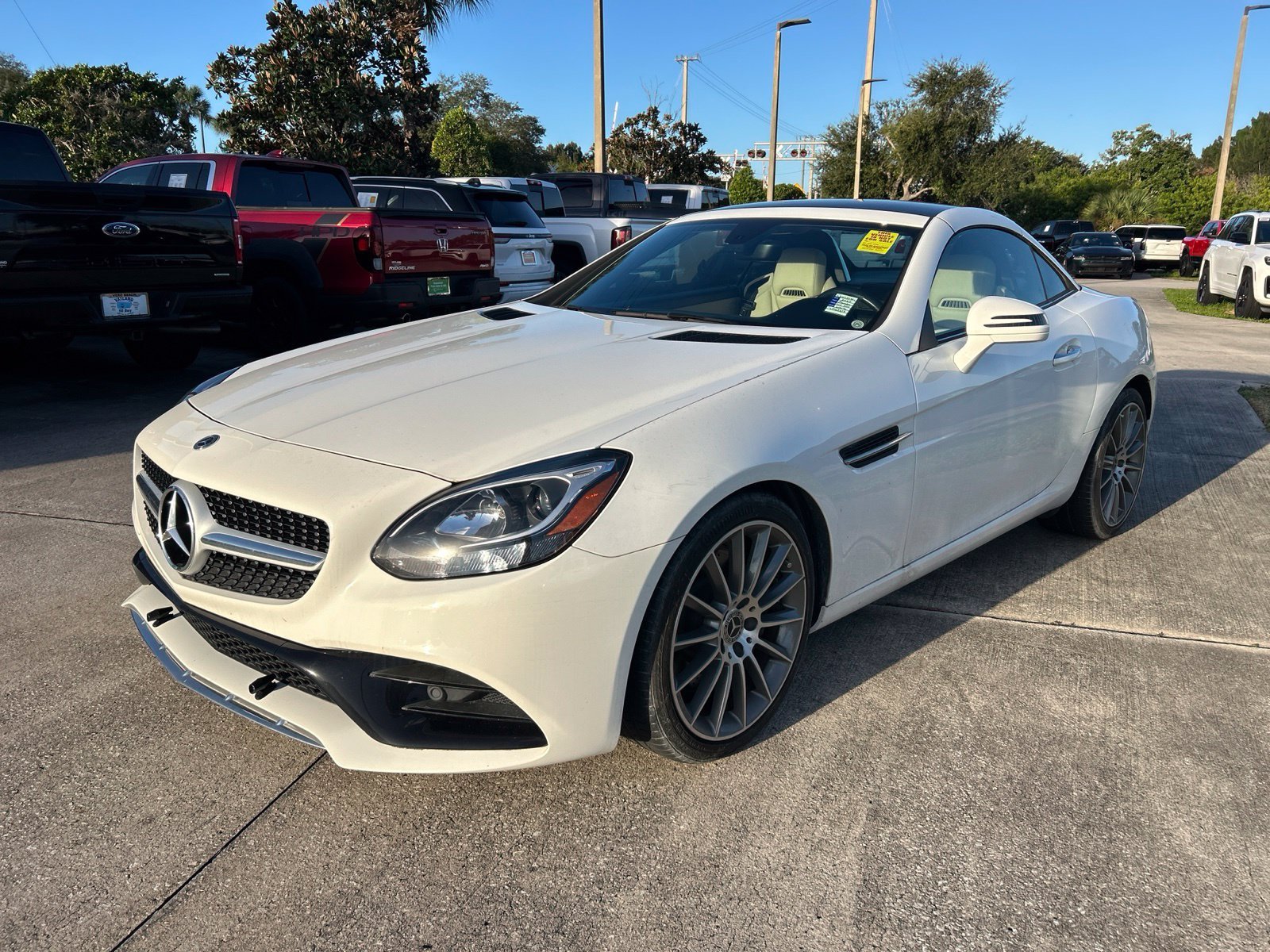 Used 2020 White Mercedes-Benz SLC 300 image 20
