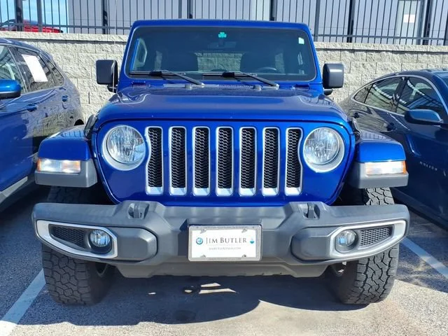 Used 2018 Blue Jeep Sahara 4x4 image 2